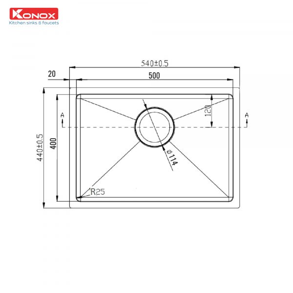 Chậu rửa bát konox