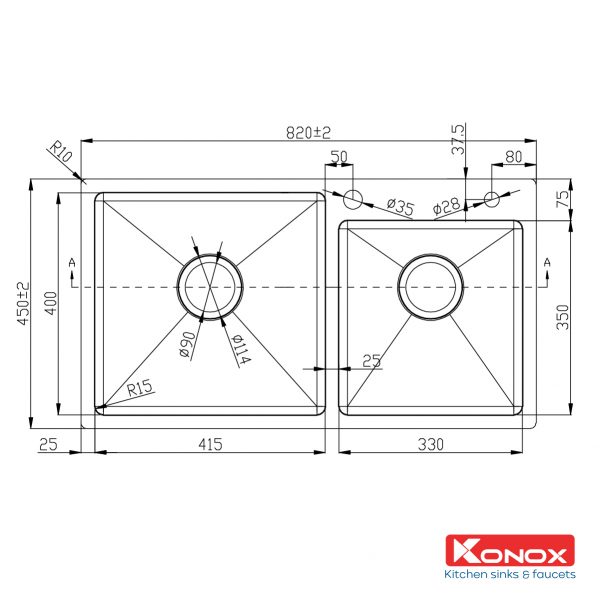 chau rua bat konox