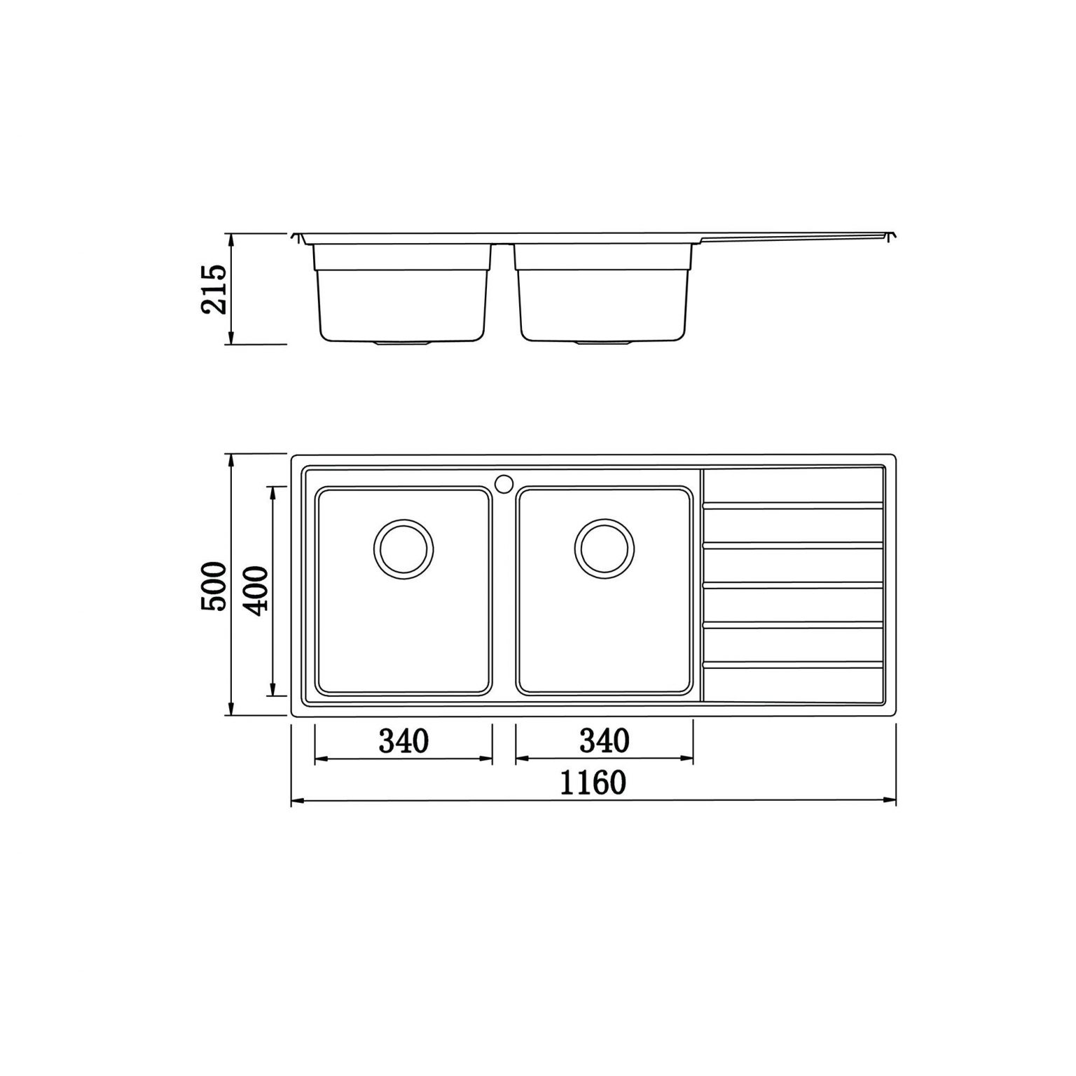 Bồn rửa chén konox